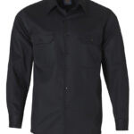 Cotton Drill Long Sleeve Work Shirt