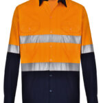Hi-Vis Cool-Breeze Safety L/S Shirt (Generic Tape)