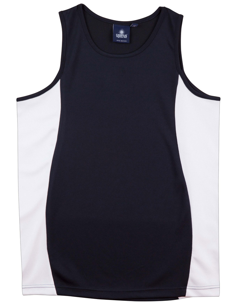 Kid’s Truedry Contrast Mesh Singlet