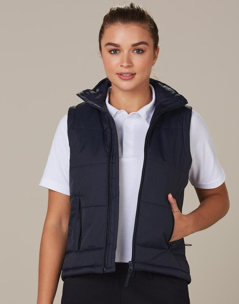 Ladies’ Nylon Rip-Stop Padded Vest
