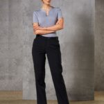 Women’s Slim Leg Flexi Waist Pants In Wool Stretch