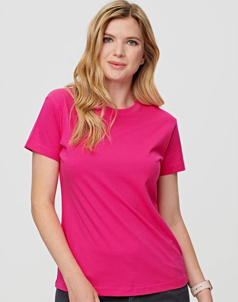 Ladies’ Cotton Semi Fitted Tee