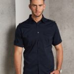 Men’s Short Sleeve Military Shirt