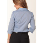 Women’s Fine Chambray 3/4 Sleeve Shirt