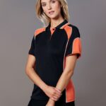 Ladies’ Cooldry Contrast Polo With Sleeve Panel