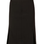 Women’s Pleated Skirt In Wool Stretch