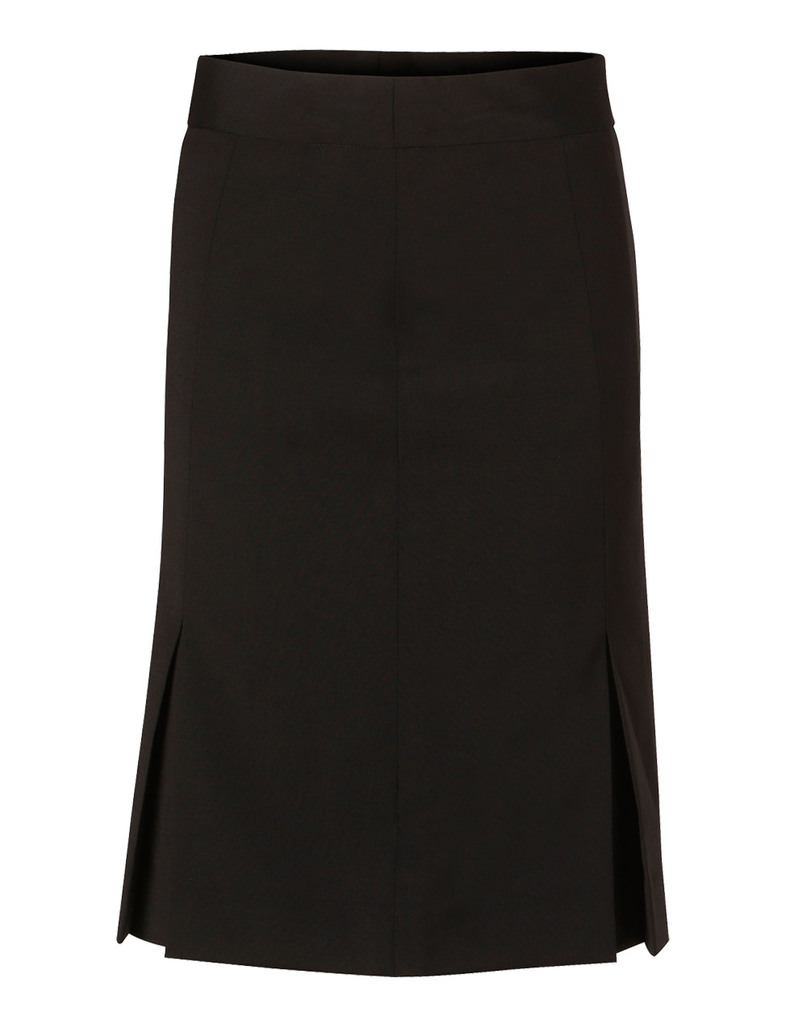Women’s Pleated Skirt In Wool Stretch