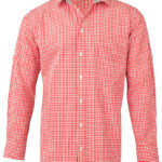 Men’s Gingham Check Roll-Up L/S Shirt