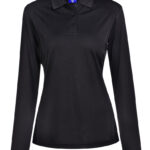 Ladies’ Bamboo Charcoal L/S Polo