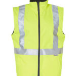 Hi-Vis Reversible Safety Vest With Hoop Pattern 3m Tapes