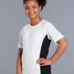 Kids Cooldry S/S Contrast Tee