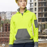 Hi-Vis Premium Fleece Two Tone Hoodie