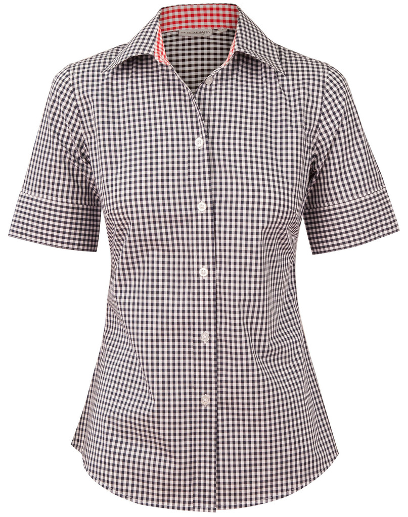 Women’s Gingham Check S/S Shirt