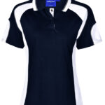 Ladies’ Cooldry Contrast Polo With Sleeve Panel