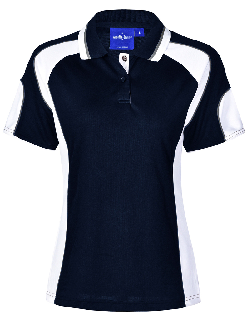 Ladies’ Cooldry Contrast Polo With Sleeve Panel