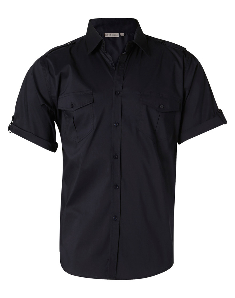 Men’s Short Sleeve Military Shirt