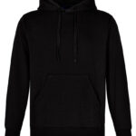 Adult’s Close Front Contrast Fleecy Hoodie