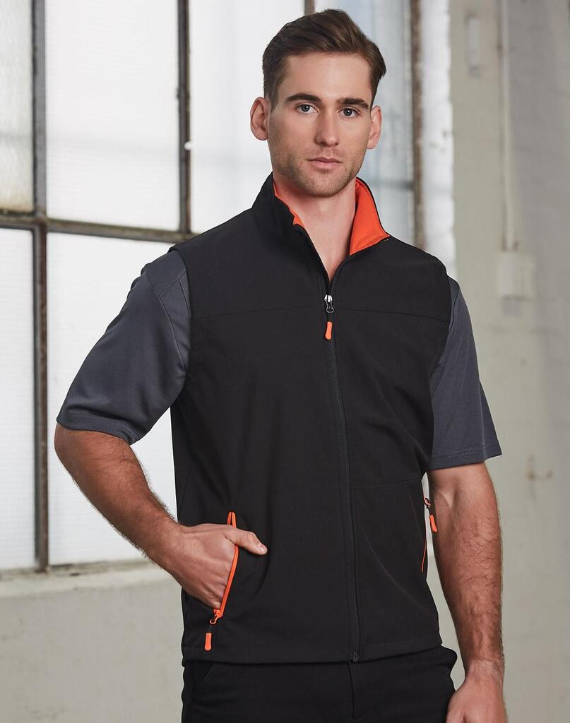 Men’s Softshell Contrast Vest