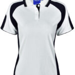 Ladies’ Cooldry Contrast Polo With Sleeve Panel