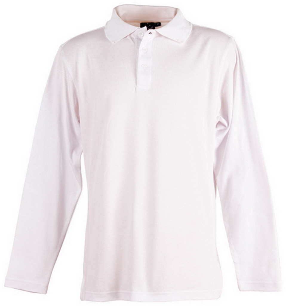 Men’s Cotton Back Truedry L/S Polo