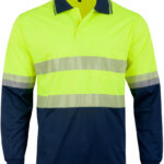 Unisex Cooldry Segmented Safety L/S Polo