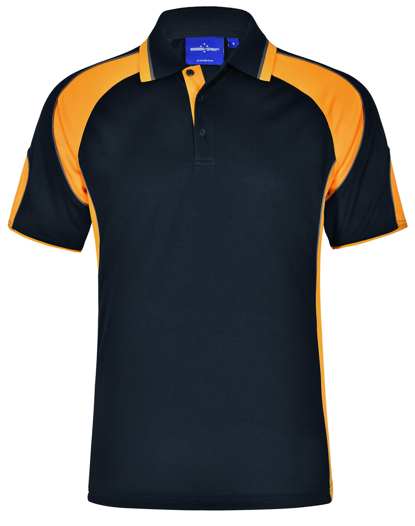 Men’s Cooldry Contrast Polo With Sleeve Panel