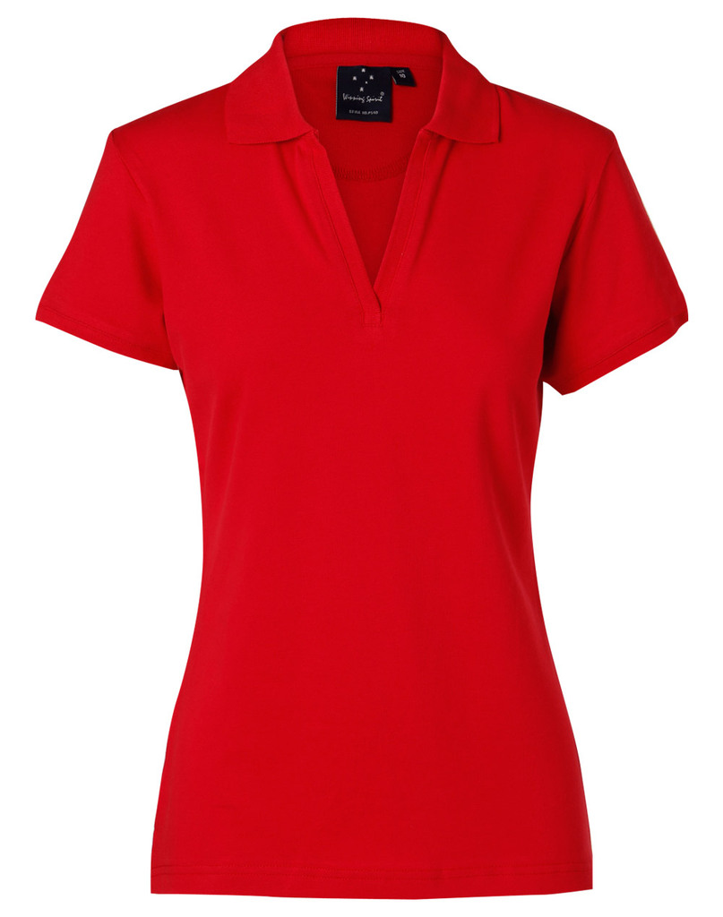 Ladies S/S Pique Polo