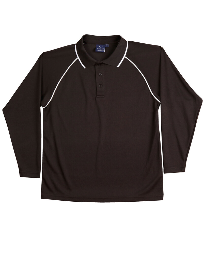 Men’s Cooldry Raglan L/S Polo