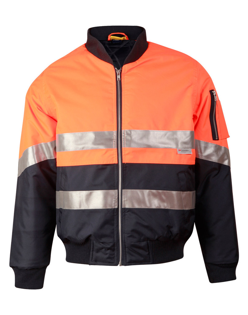Hi-Vis Two Tone Flying Jacket With 3m Tapes