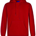 Adult’s Close Front Contrast Fleecy Hoodie