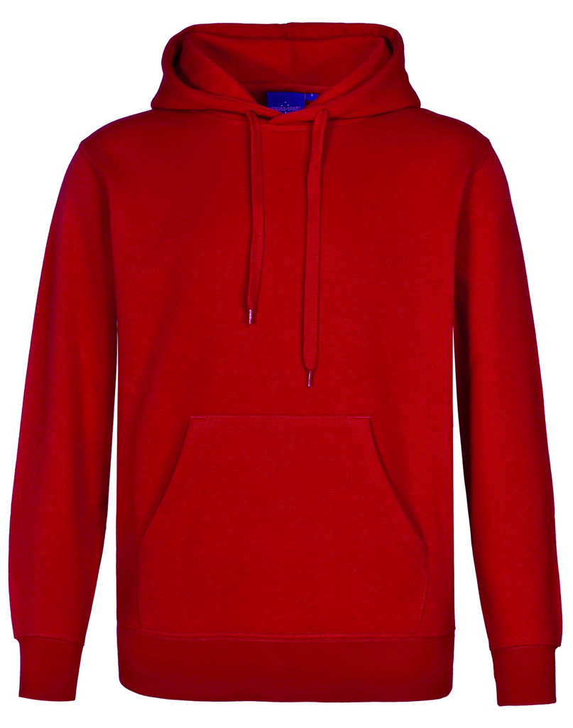 Adult’s Close Front Contrast Fleecy Hoodie