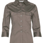 Women’s 3/4 Sleeve Military Shirt