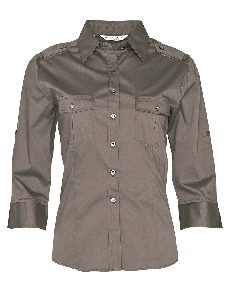 Women’s 3/4 Sleeve Military Shirt