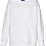 Kids’ Close Front Contrast Fleecy Hoodie