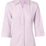 Women’s Cvc Oxford 3/4 Sleeve Shirt