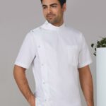 Men’s Stud Front Short Sleeve Jacket