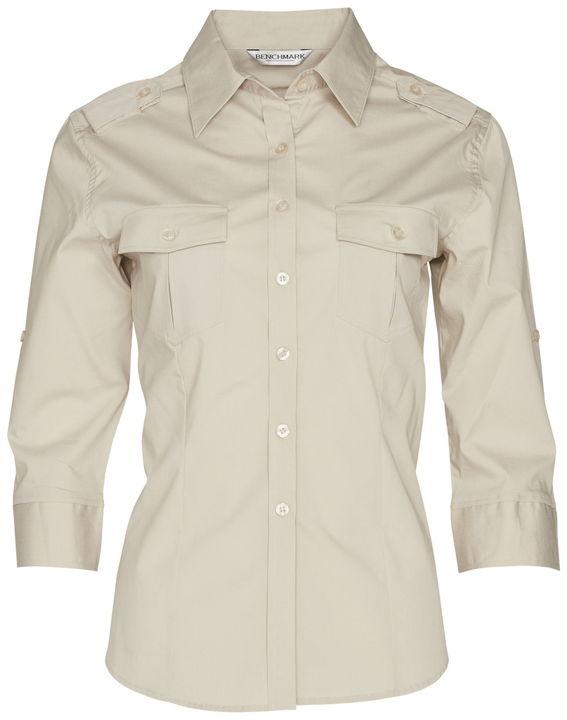 Women’s 3/4 Sleeve Military Shirt