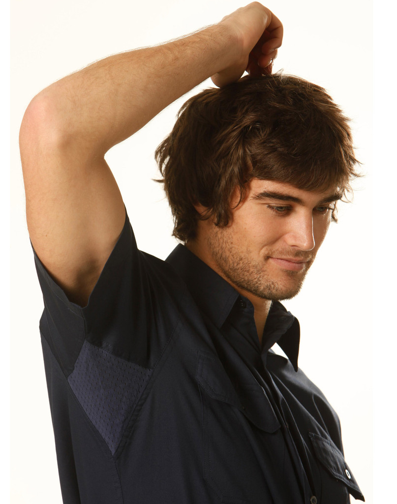 Cool-Breeze Cotton Short Sleeve Work Shirt