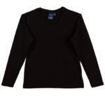 Ladies’ V-Neck L/S Tee