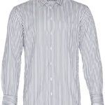 Mens Sateen Stripe L/S Shirt
