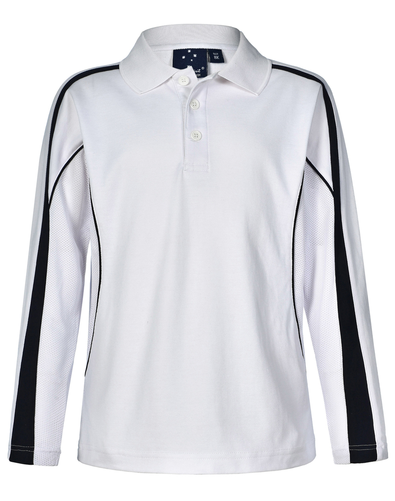 Kids’ Truedry Long Sleeve Polo