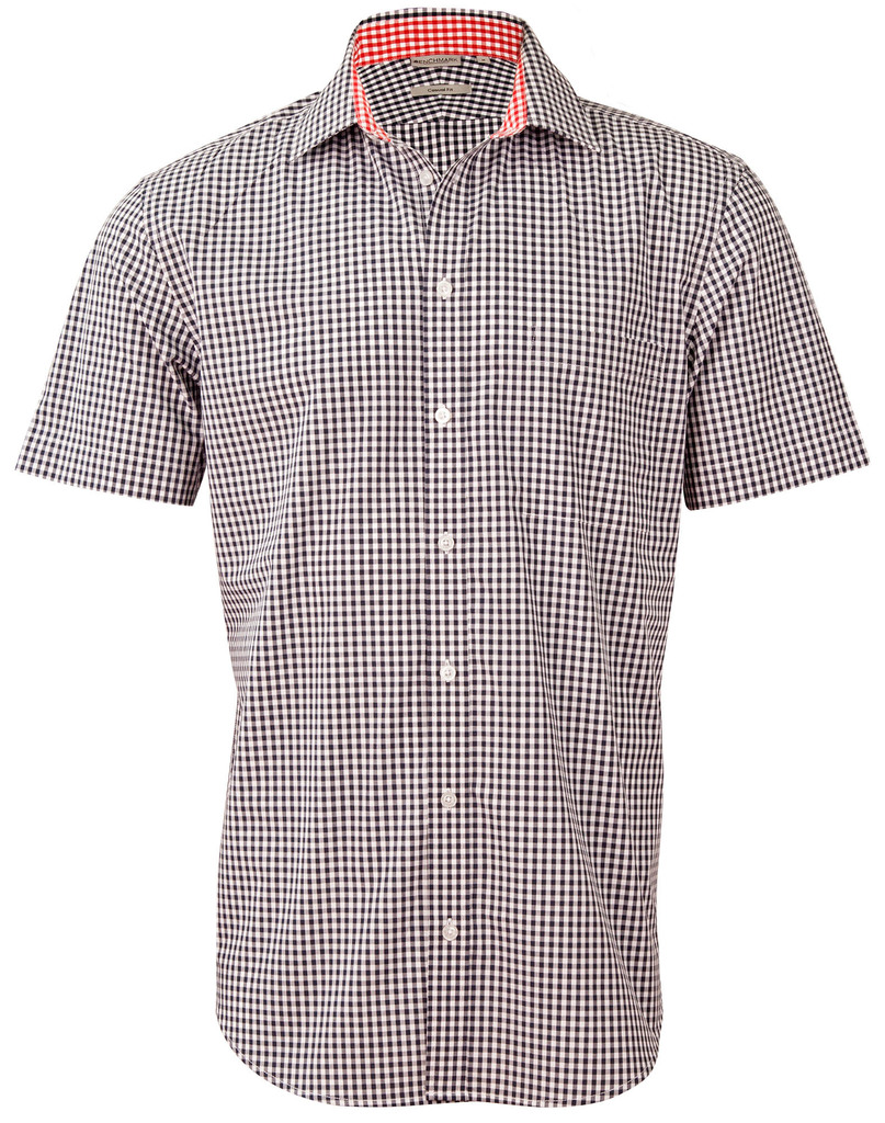 Men’s Gingham Check S/S Shirt