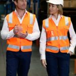 Hi-Vis Safety Vest With Id Pocket & R/F Tapes