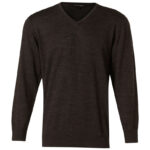 Men’s 100% Merino Wool V Neck L/S Sweater