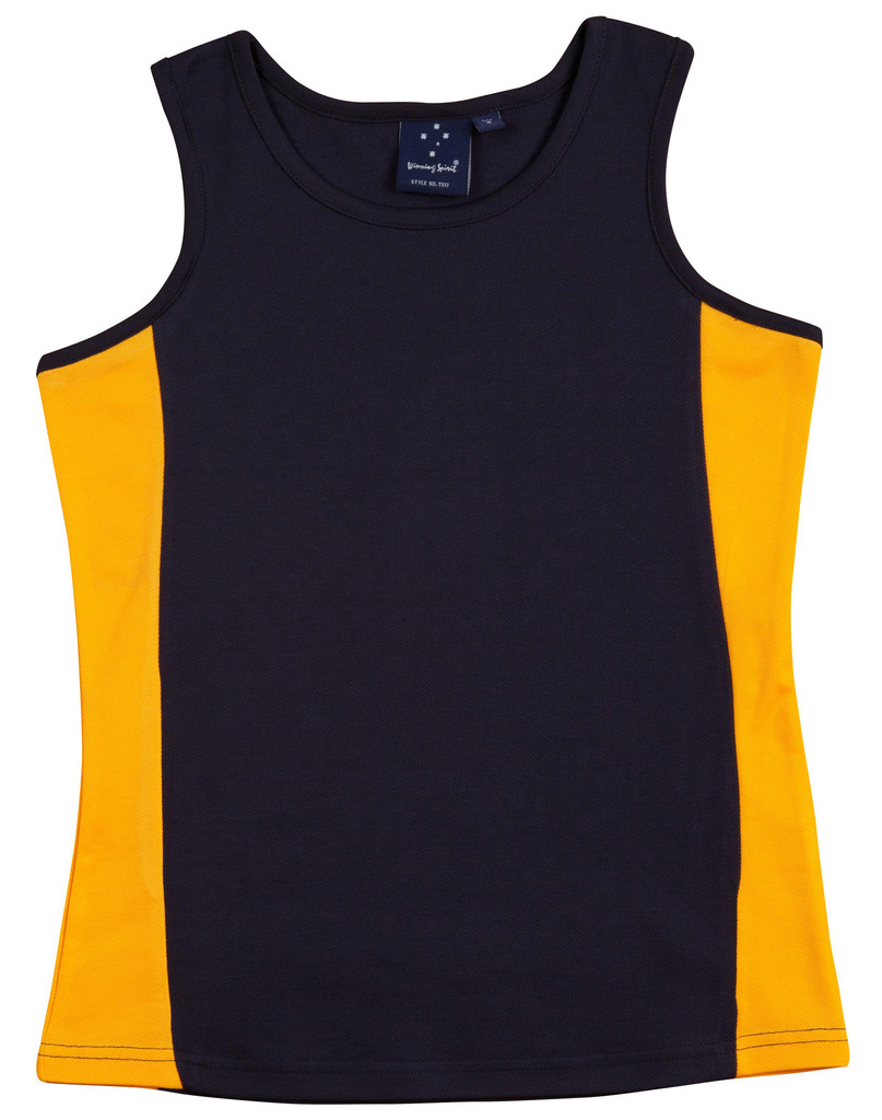 Ladies Truedry Contrast Singlet