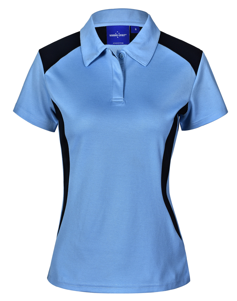 Ladies TrueDry Short Sleeve Contrast Polo