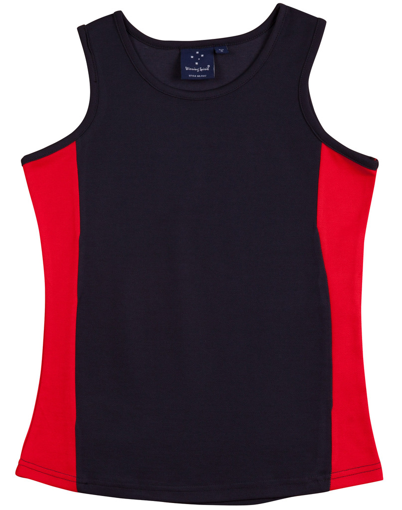 Ladies Truedry Contrast Singlet