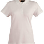 Ladies Cotton Stretch Polo
