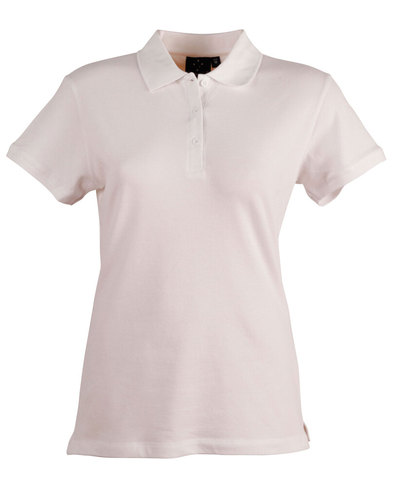 Ladies Cotton Stretch Polo