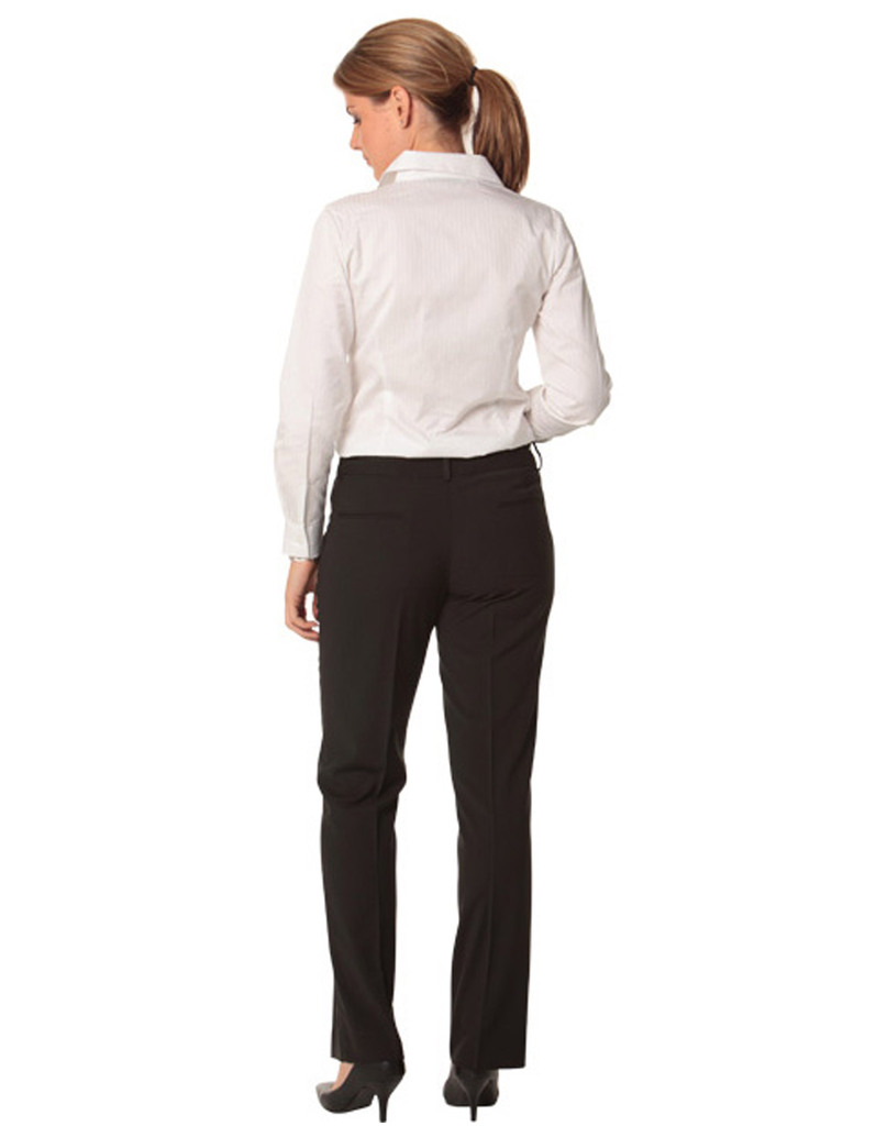 Women’s Slim Leg Flexi Waist Pants In Wool Stretch